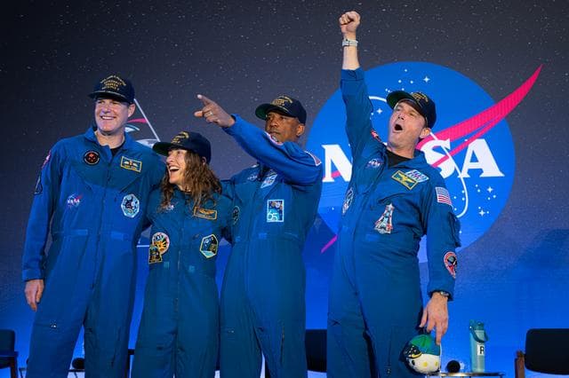 NASA image: Artemis II Crew Returns to Houston