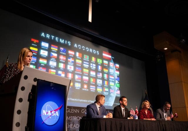 NASA image: Republic of Latvia Artemis Accords Signing