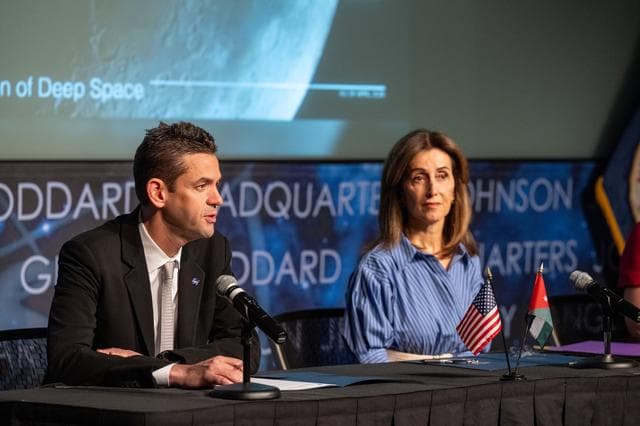 NASA image: Jordan Artemis Accords Signing
