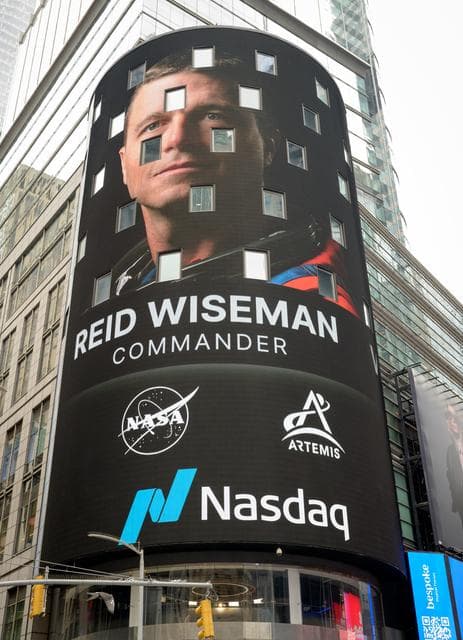 NASA Artemis II Crew Rings Nasdaq Closing Bell