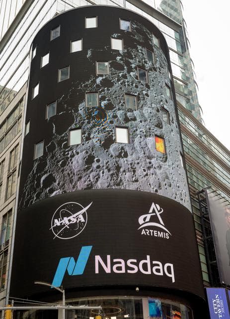 NASA Artemis II Crew Rings Nasdaq Closing Bell
