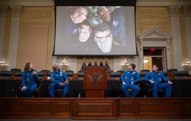 NASA image: Artemis II Crew on Capitol Hill 