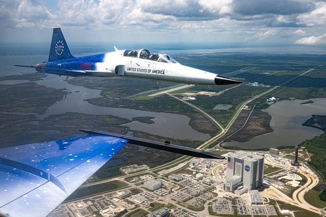 NASA image: Employee Flight with Administrator Isaacman's F-5 Aircraft