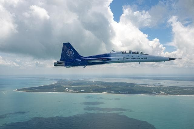 NASA image: Employee Flight with Administrator Isaacman's F-5 Aircraft