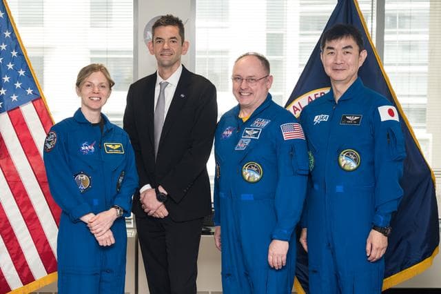 NASA image: Admin Isaacman Meets with Crew of Expedition 73/74