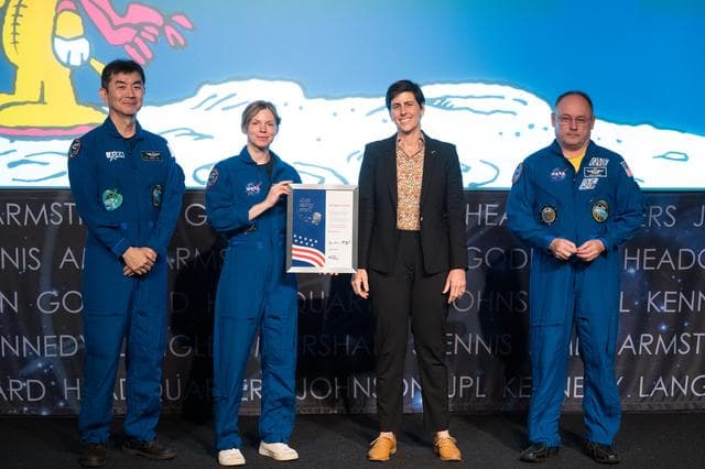 NASA image: Expedition 73/74 Silver Snoopy Awards