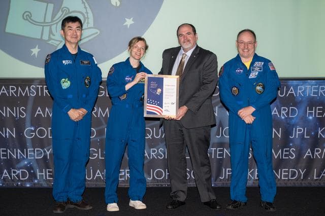 NASA image: Expedition 73/74 Silver Snoopy Awards