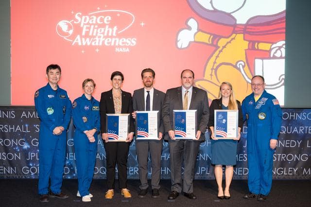 NASA image: Expedition 73/74 Silver Snoopy Awards