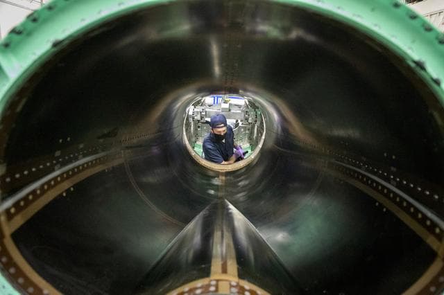 NASA image: SEG 500 Empennage, SEG 400 Main Wing Assembly-Final Mate