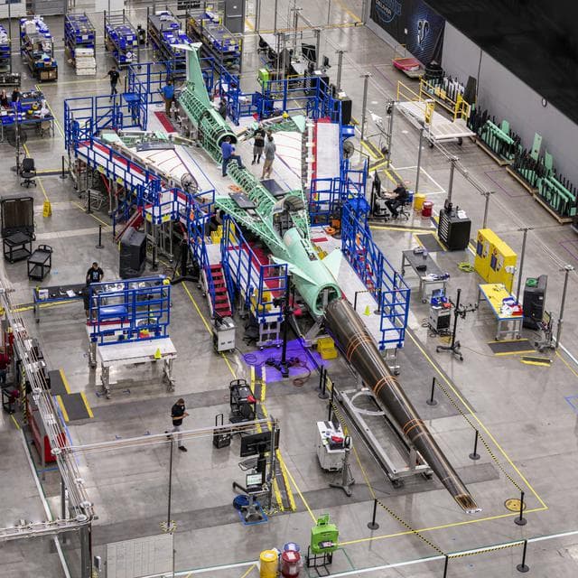 Manufacturing Area From Above