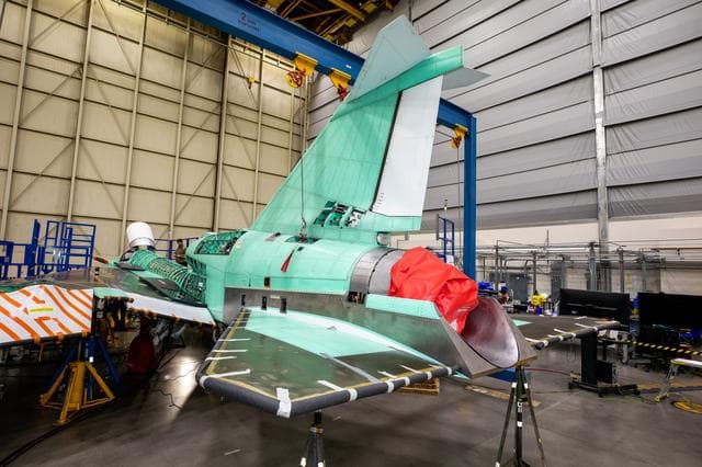 NASA image: Lower Empennage Final Install Event