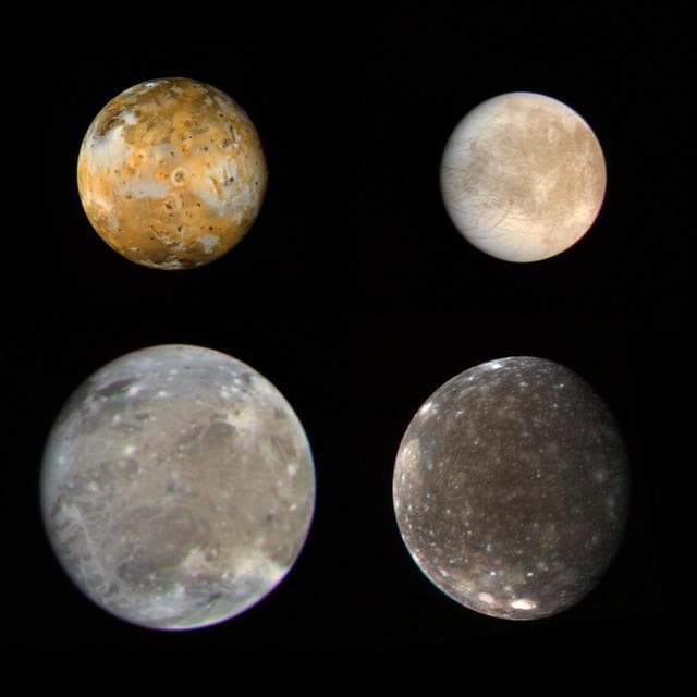 NASA image: Galilean Satellites