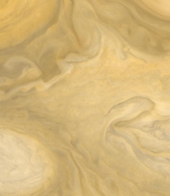 NASA image: Cloud Layers Southeast of the Great Red Spot