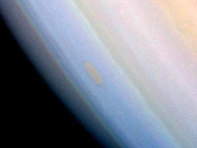 NASA image: Saturn - False Color of Southern Hemisphere