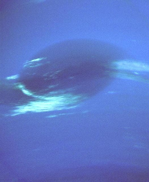 NASA image: Neptune Great Dark Spot in High Resolution
