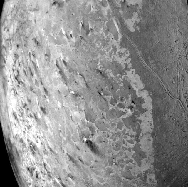 NASA image: Triton South Polar Terrain