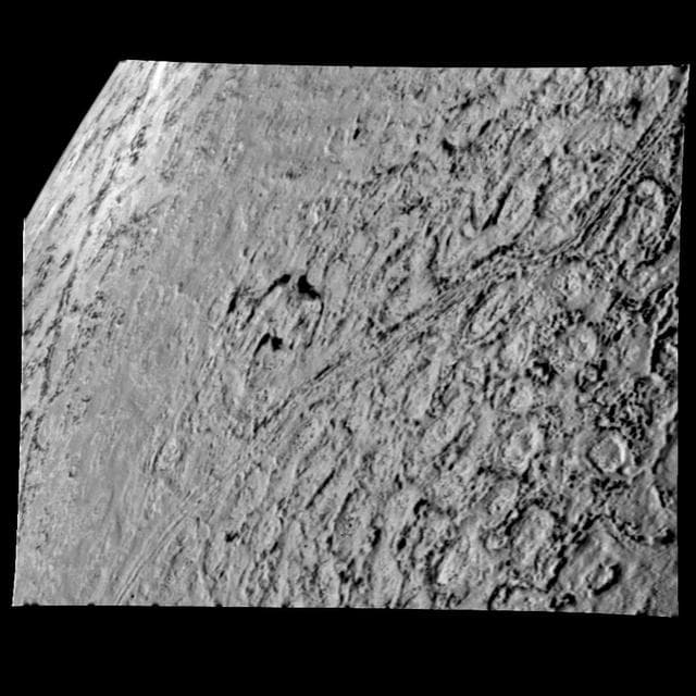 NASA image: Triton High Resolution View of Northern Hemisphere