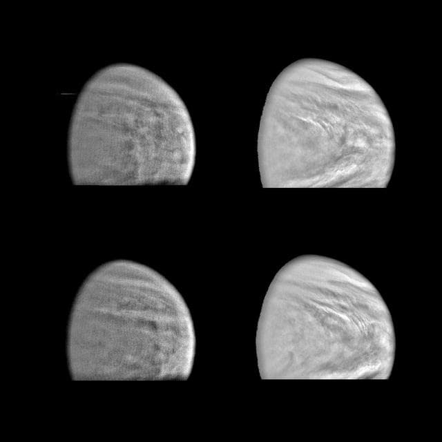 NASA image: Venus in Violet and Near Infrared Light