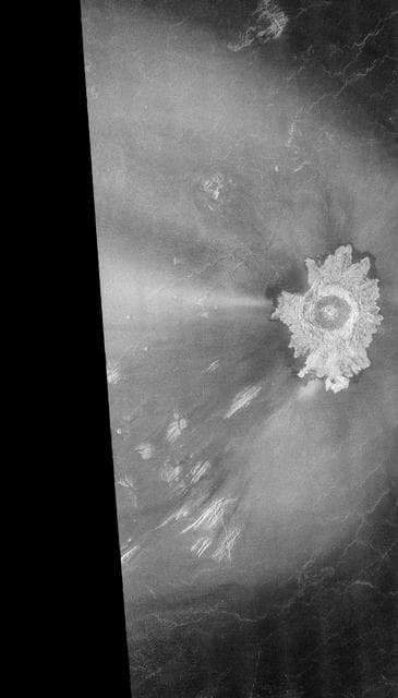 NASA image: Venus - Adivar Crater