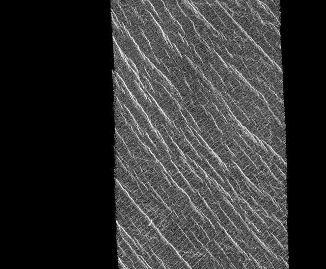 NASA image: Venus - Lineated Plains in Lakshmi Region
