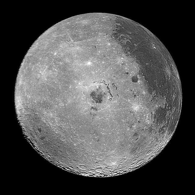 NASA image: Moon - Western Hemisphere