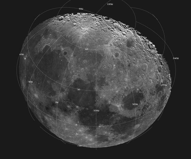 NASA image: Moon - 18 Image Mosaic