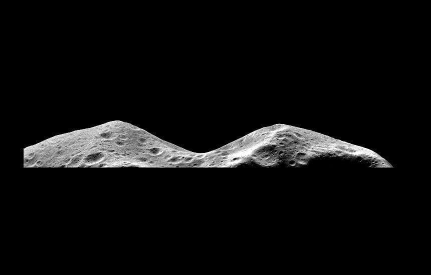 NASA image: Asteroid Ida - Limb at Closest Approach