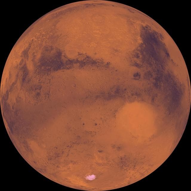 NASA image: Center is at Latitude 30 Degrees South., Longitude 330 Degrees