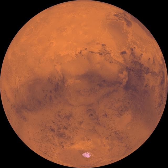 NASA image: Center is at Latitude 30 Degrees South, Longitude 90 Degrees