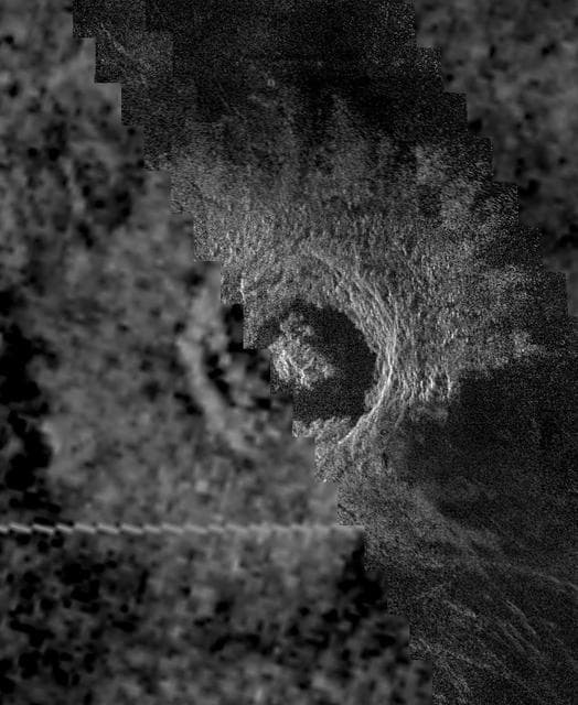 NASA image: Venus - Golubkina Crater