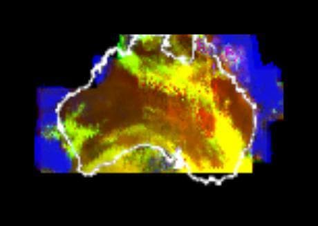 NASA image: Australia Viewed by NIMS