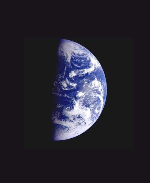 NASA image: Earth - Departing Image by Galileo