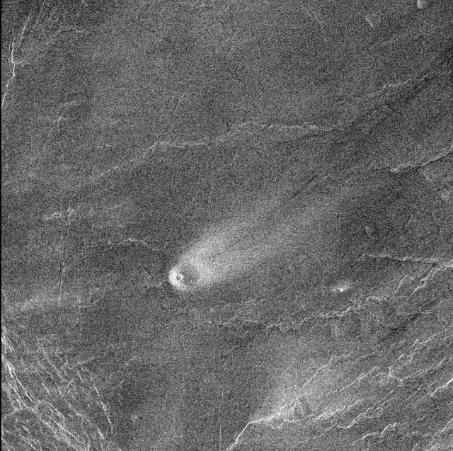 NASA image: Venus - Volcano in Parga Chasma