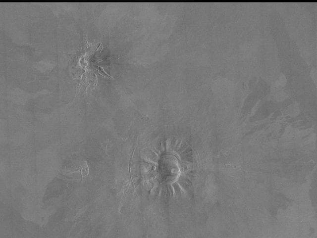 NASA image: Venus - Volcanic Domes East of Beta Regio