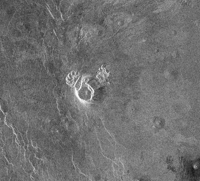 NASA image: Venus - Landslide in Navka Region