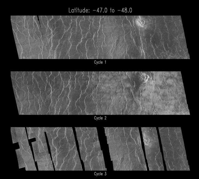 NASA image: Venus - Cycle 1, 2, and 3 Images of Imdr Region