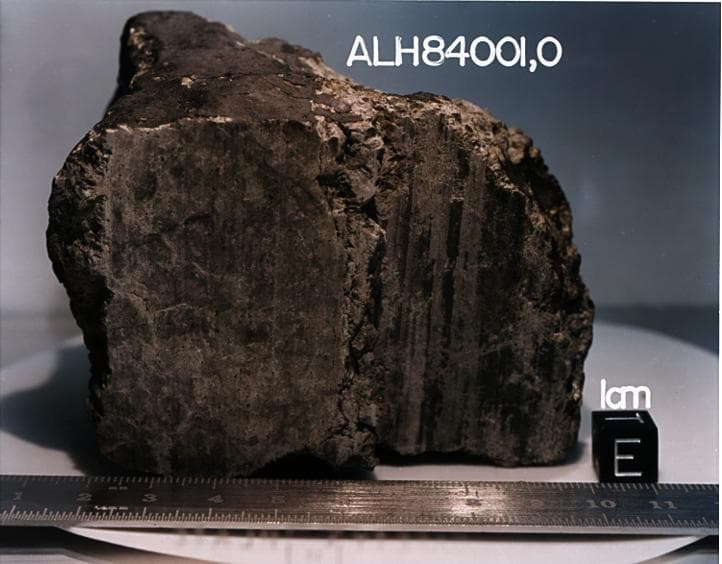 NASA image: Carbon Compounds from Mars Found Inside Meteorite ALH84001