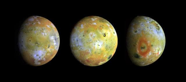 NASA image: Three Views of Io