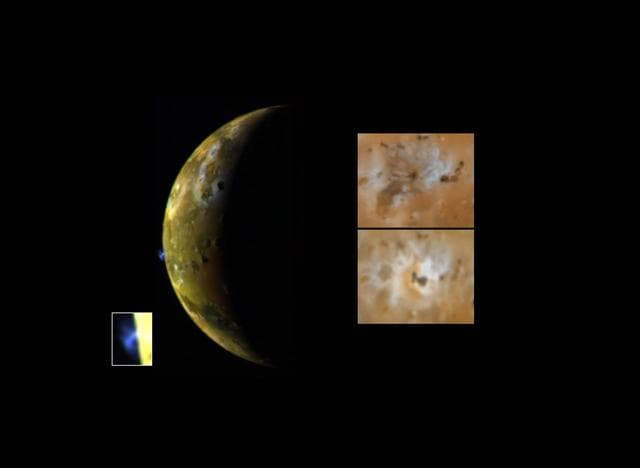 NASA image: Eruption on Io