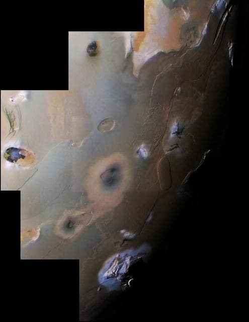 NASA image: Io, the South Polar Region