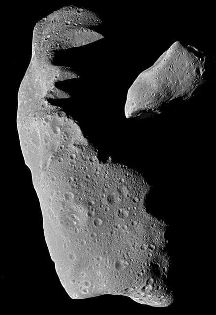 NASA image: Ida and Gaspra