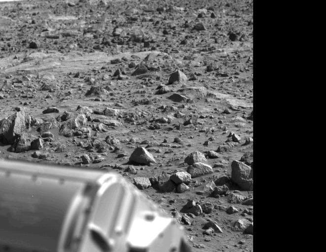 NASA image: Example of Weathering And Sun Angle