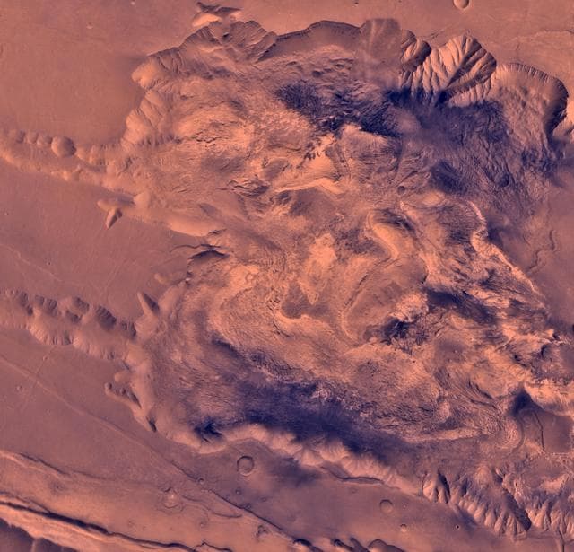 NASA image: West Candor Chasma