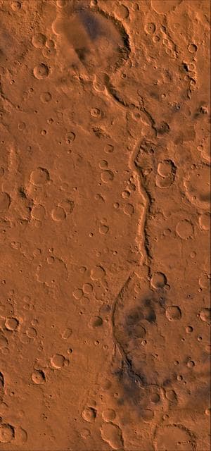 NASA image: Maadim Vallis
