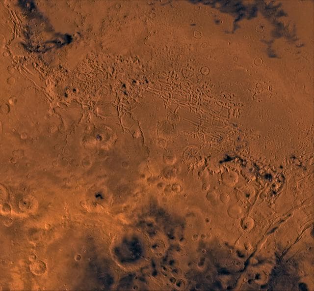 NASA image: Nilosyrtis Mensae