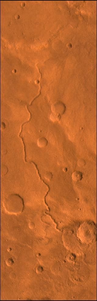 NASA image: Scamander Vallis