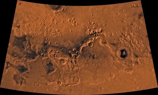NASA image: Crater Moreux