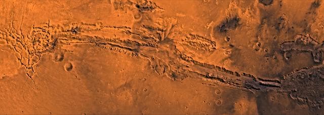 NASA image: Valles Marineris