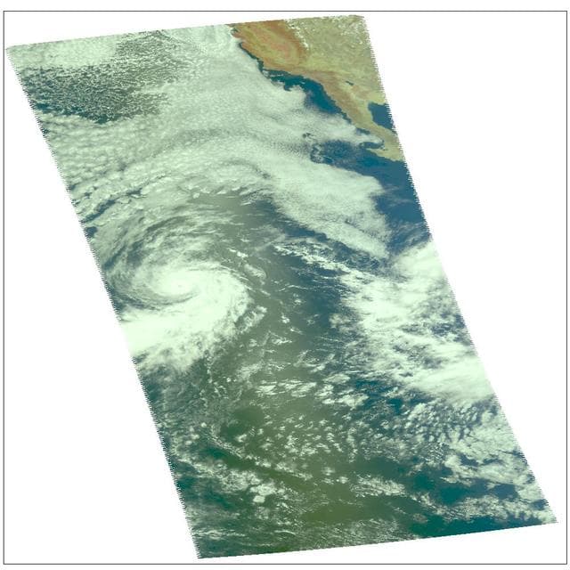 NASA image: Hurricane Darby off the Pacific Coast of Mexico