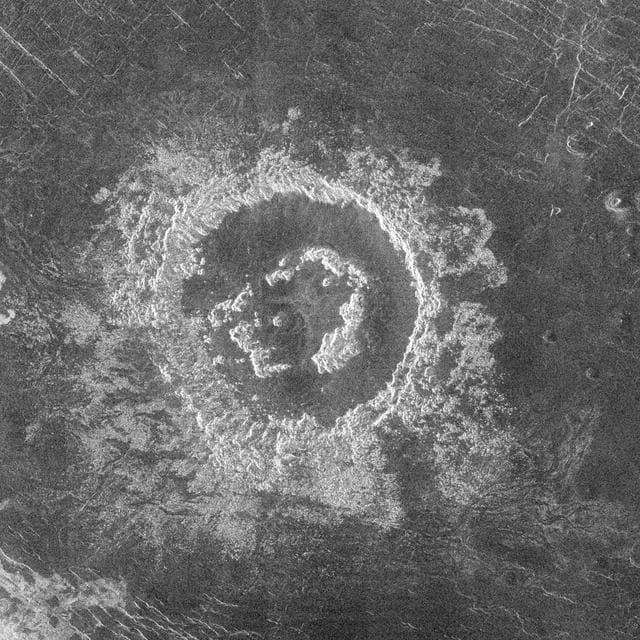 NASA image: Venus - Barton Crater
